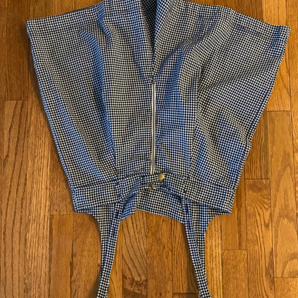 Free people plaid Billie romper - Picture 4 of 4